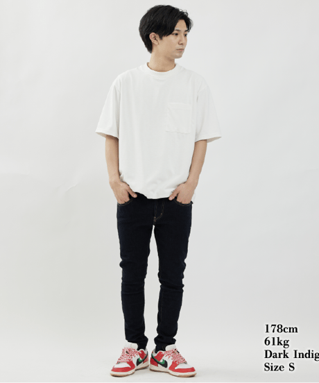 【特許超撥水・令和の虎ご愛用】脚が長く見える神JEANS TYPE-1 /インディゴ INDIGO 脚長効果・O脚対策・スタイルアップ・若見え