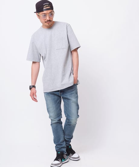 【サンプルも全て完売御礼】14.5OZ／ヘビーオンスハイパーストレッチデニムパンツ　Vintage Mid Blue／ヴィンテージミッドブルー