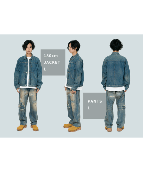 【限定2着】MADE IN YP | RE:LORE『VINTAGE SELVEDGE DENIM JACKET』 INDIGO｜ポケットにタグ有り