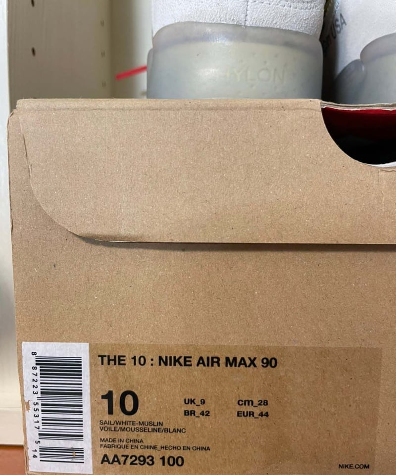 送料込/最安値】美品NIKE THE TEN : AIR MAX 90／Off-White﻿