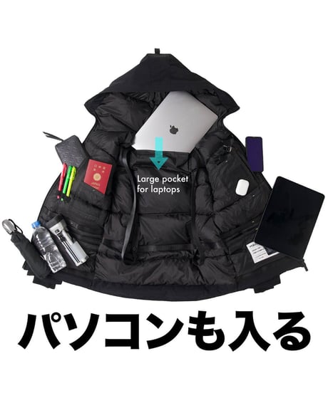再販不可【SAMPLE品／1着限定】10,000円お得！ THE WISDOM DOWN PARKA 最強手ぶらダウンジャケット NAVY