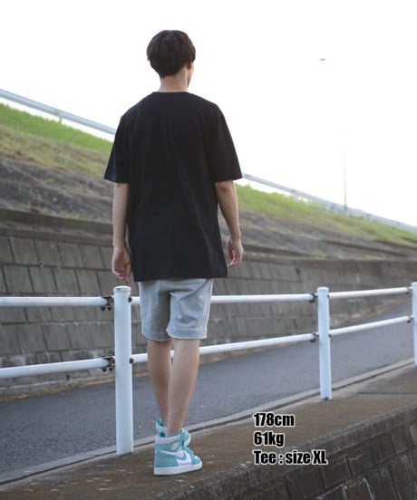 【フジテレビ・チョコプラさん着用】元祖・超撥水Tシャツ／再入荷不可・特別価格・メディア多数掲載／Box Pocket Side Slit Tee Black