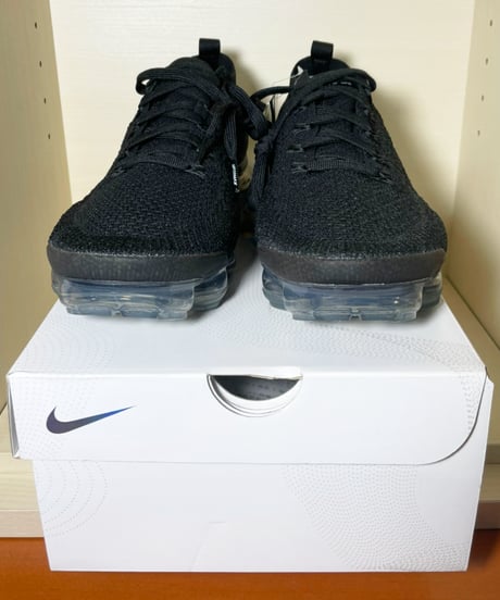 【送料込/最安値】新品NIKE VAPORMAX FLYKNIT 2 Black White