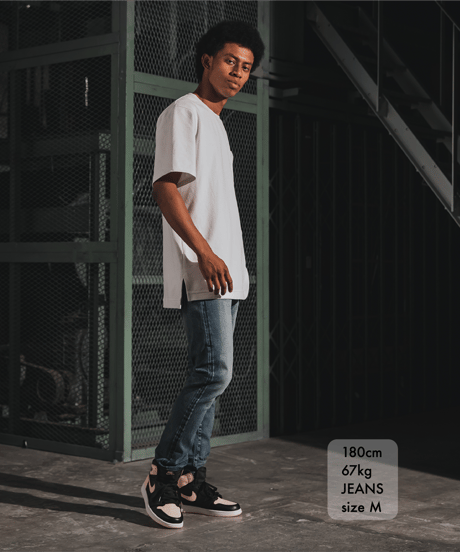 【サンプルも全て完売御礼】14.5OZ／ヘビーオンスハイパーストレッチデニムパンツ　Vintage Mid Blue／ヴィンテージミッドブルー