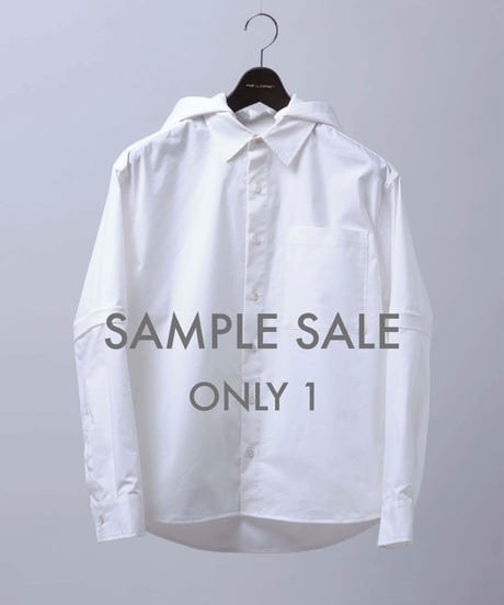 【SAMPLE品／1着限定】4,000円お得！THE WISDOM 4WAY SHIRT WHITE
