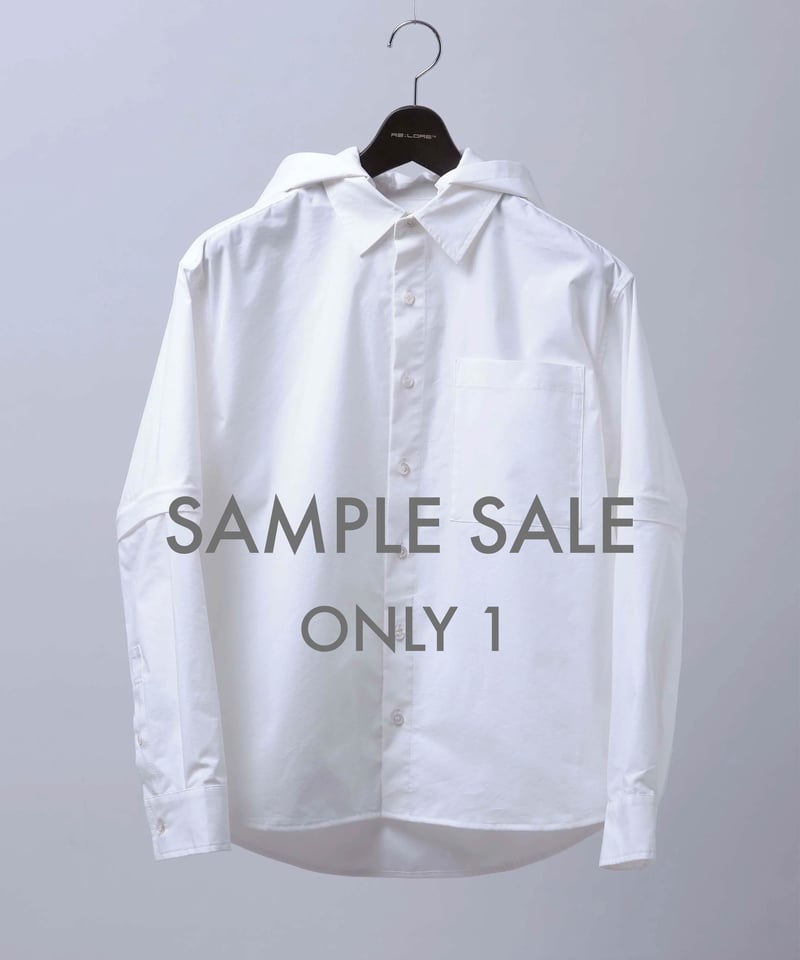SAMPLE品／1着限定】4,000円お得！THE WISDOM 4WAY SHIRT WH