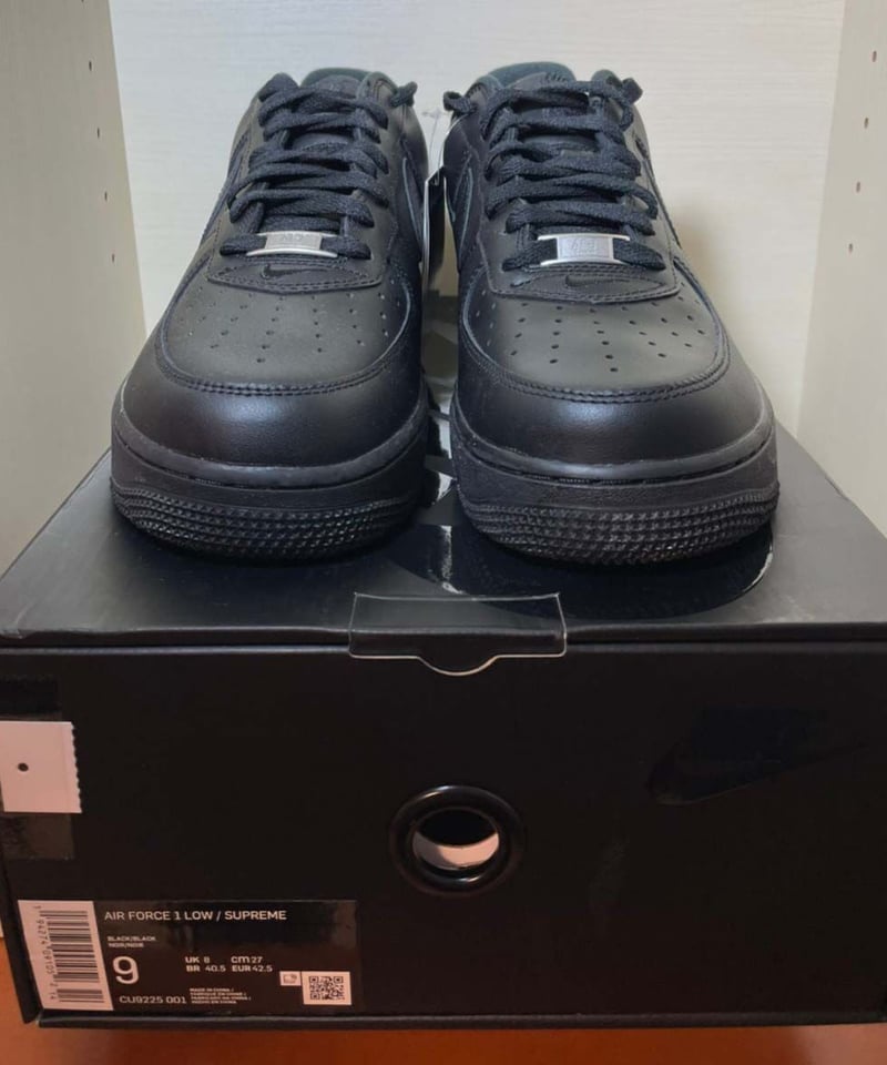 送料込/最安値】新品 NIKE AIR FORCE 1 LOW BLACK 