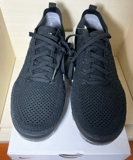 【送料込/最安値】新品NIKE VAPORMAX FLYKNIT 2 Black White
