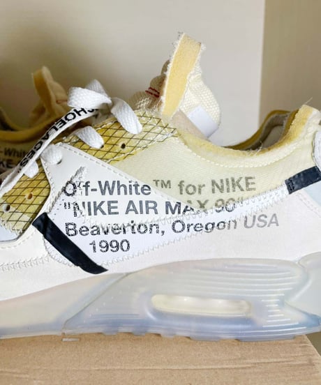 【送料込/最安値】美品NIKE THE TEN : AIR MAX 90／Off-White﻿﻿﻿﻿﻿™