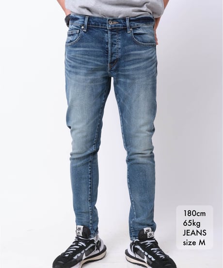 【サンプルも全て完売御礼】14.5OZ／ヘビーオンスハイパーストレッチデニムパンツ　Vintage Mid Blue／ヴィンテージミッドブルー