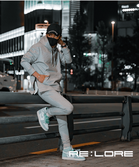 【奇跡の再入荷・1着限定】脚が長く見える5ポケットスウェットパンツ／Slim-fit Tapered Sweat Pants 杢グレー／GREY