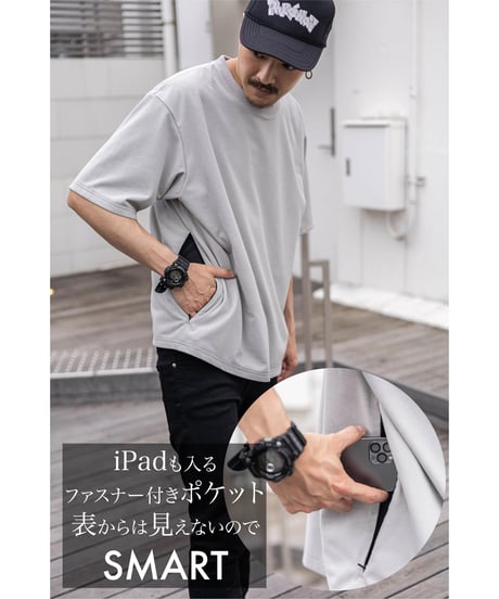【完売間近／シリーズ累計2,500万円超】究極の２WAY手ぶら超撥水Tシャツ／THE PERFECT 2WAY TEE+