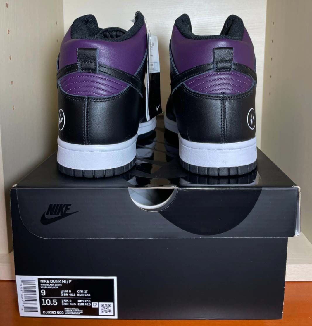 送料込/実質定価販売】新品 NIKE DUNK HI fragment-design | R