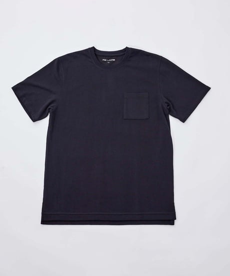 【フジテレビ・チョコプラさん着用】元祖・超撥水Tシャツ／再入荷不可・特別価格・メディア多数掲載／Box Pocket Side Slit Tee Black