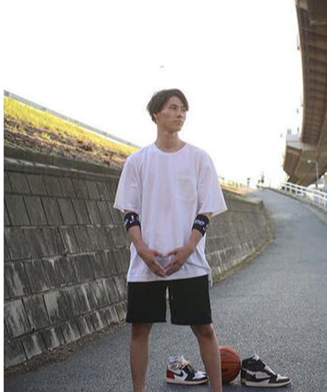 【完売御礼】Box Pocket Side Slit Tee White　20S-101