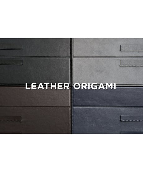 【特許取得】快適性を極めたPCケースの最高到達点／4WAY撥水本革パソコンケース／LEATHER ORIGAMI®