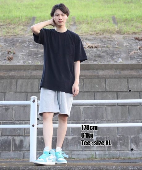 【フジテレビ・チョコプラさん着用】元祖・超撥水Tシャツ／再入荷不可・特別価格・メディア多数掲載／Box Pocket Side Slit Tee Black