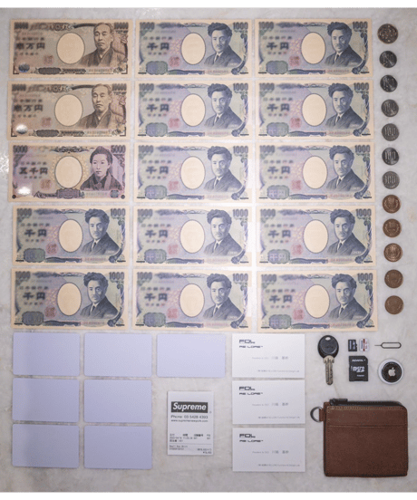 【1秒会計】最小・無くさない！国産の超撥水本革『天才ミニ財布／THE GENIUS WALLET』NAVY