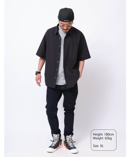 【SAMPLE品／1着限定】4,000円お得！ THE WISDOM 4WAY SHIRT BLACK