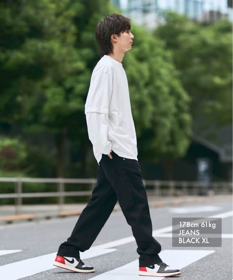 【大感謝】シリーズ累計販売実績2,000万円／2倍伸びる／10ポケット手ぶら超撥水デニム『10 POCKETS GUM-GUM JEANS+』BLACK／ブラック／黒