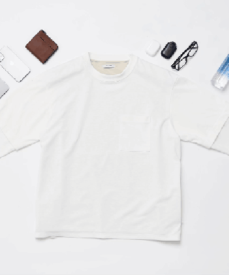 【完売間近／シリーズ累計2,500万円超】究極の２WAY手ぶら超撥水Tシャツ／THE PERFECT 2WAY TEE+
