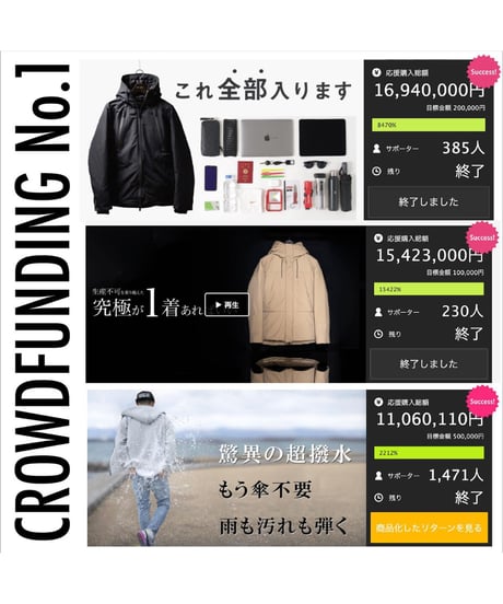 再販不可【SAMPLE品／1着限定】10,000円お得！ THE WISDOM DOWN PARKA 最強手ぶらダウンジャケット NAVY