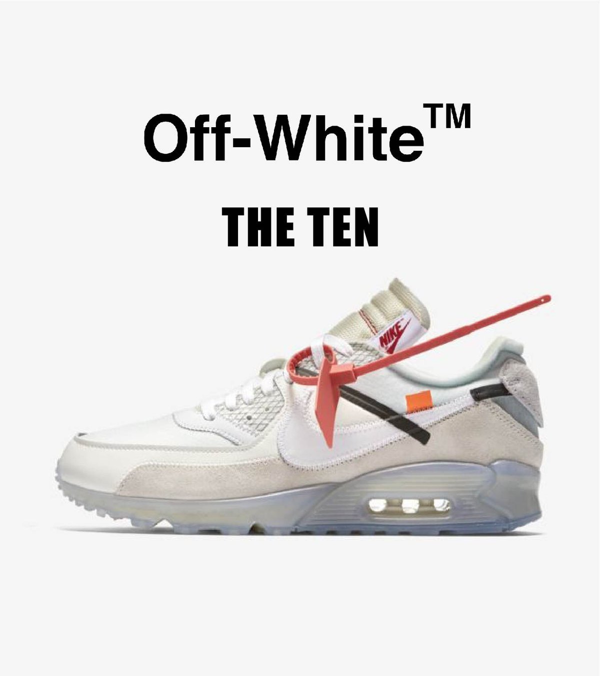 【送料込/最安値】美品NIKE THE TEN : AIR MAX 90/Off-White 【送料込/最安値】美品NIKE THE TEN : AIR MAX 90/Off-White
