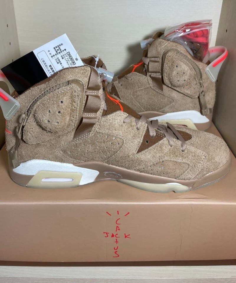 【送料込み／新品未使用】Travis Scott  Air Jordan 6 NIKE 28cm 未使用品 Travis Scott × トラビススコット ナイキ