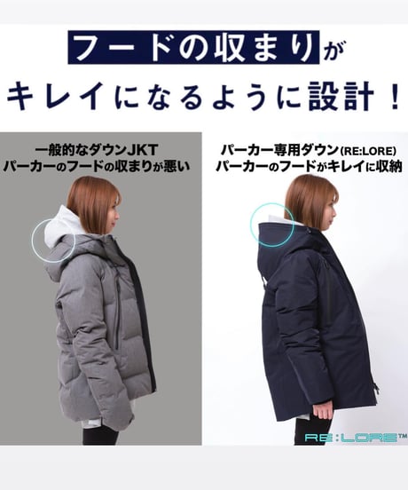 再販不可【SAMPLE品／1着限定】10,000円お得！ THE WISDOM DOWN PARKA 最強手ぶらダウンジャケット NAVY