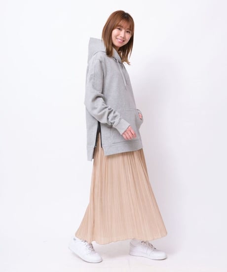 【超撥水】Pullover Side Zip Hooded Sweatshirt T/GRY　19S-103
