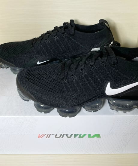 【送料込/最安値】新品NIKE VAPORMAX FLYKNIT 2 Black White