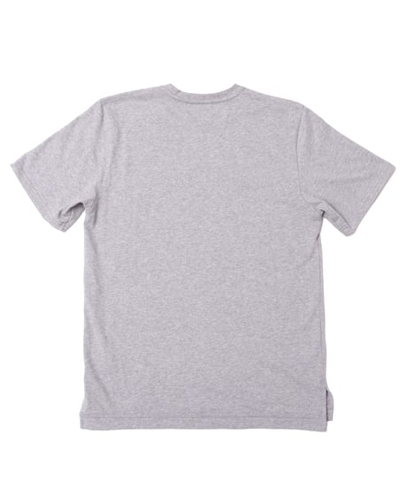 【XL1着限定】【テレビで話題・汗ジミにならない】Box Pocket Side Slit Tee Heather Gray　19S-108