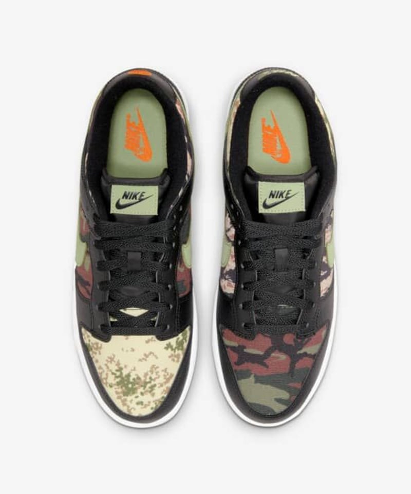 NIKE DUNK LOW SE BLACK MULTI CAMOカモフラージュ Dunk Low SE 'Black Multi Camo' - Nike - DH0957 001 - black