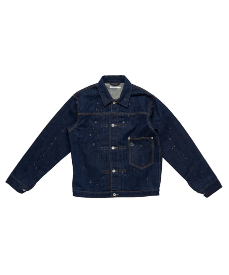 【限定1着】MADE IN YP | RE:LORE『VINTAGE SELVEDGE DENIM JACKET』 INDIGO｜ポケットにタグ無し（別付け）