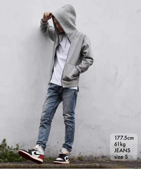 【ラスト1着・超撥水・脚長効果】14.5OZ／ヘビーオンスハイパーストレッチデニムパンツ Vintage Light Blue／ライトブルー／淡色