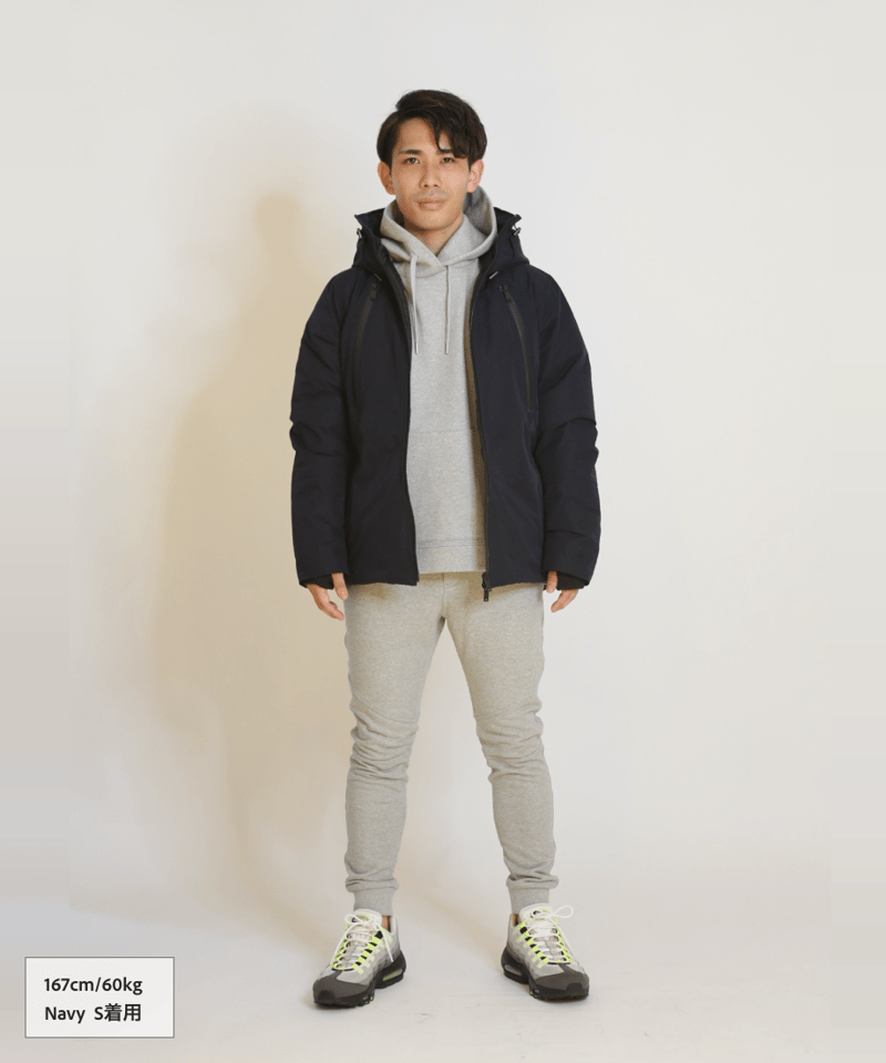 新品RE:RORE THEWISDOM 2WAYDOWN PARKA XL 紺 【公式通販】