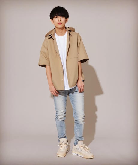 【㊗️完売御礼】再入荷なし THE WISDOM 4WAY SHIRT BEIGE