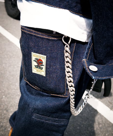 【限定6着】MADE IN YP | RE:LORE『VINTAGE SELVEDGE JEANS』 INDIGO｜後ろ右ポケットにタグ付き
