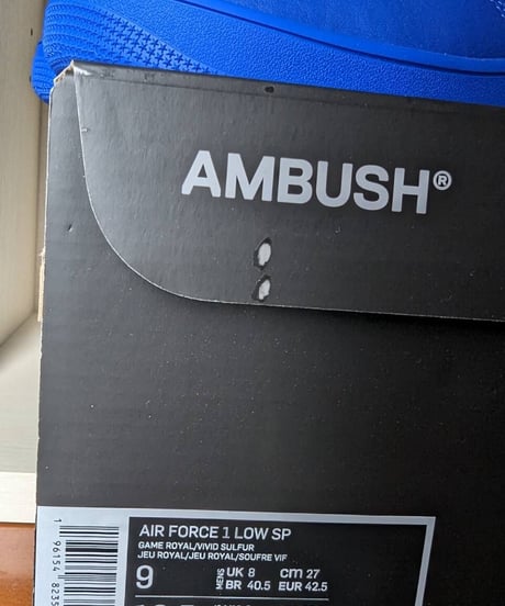 【実質定価以下／送料サービス】AIR FORCE 1 LOW SP"AMBUSH"GAME ROYALナイキ エアフォース 1 ロー スペシャル アンブッシュ