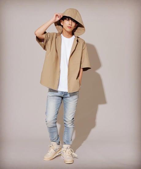【㊗️完売御礼】再入荷なし THE WISDOM 4WAY SHIRT BEIGE