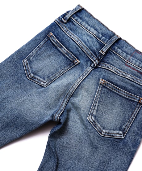 【新価格・在庫限り】Kids Hyper Stretch Denim Jeans Mid Blue　19F-226