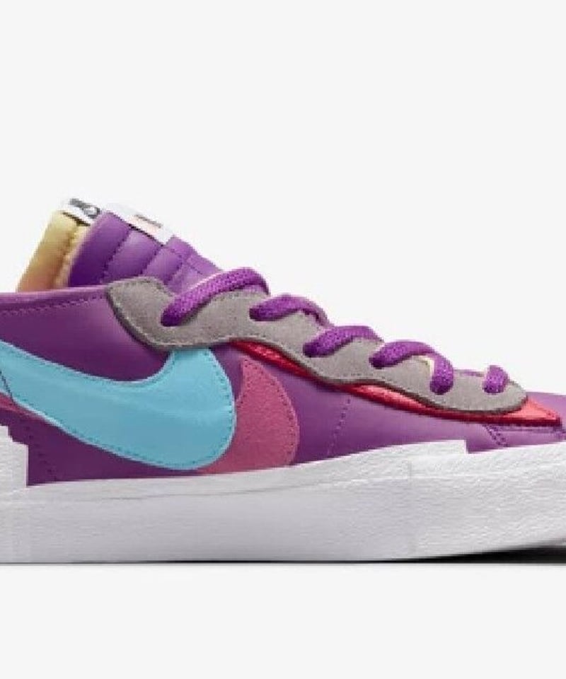 定価以下／激安販売】新品NIKE BLAZER LOW/SACAI/KAWS ブレーザー L