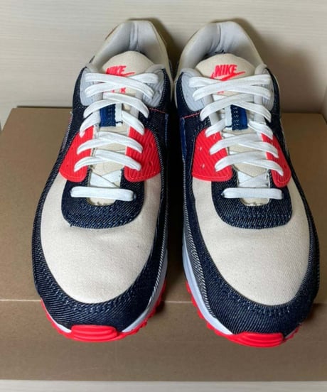 【送料込/最安値】新品 NIKE AIR MAX 90 DENHAM DENIM/INFRARED