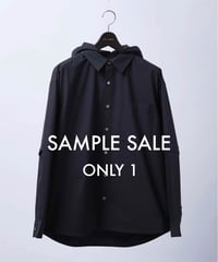【SAMPLE品／1着限定】4,000円お得！ THE WISDOM 4WAY SHIRT BLACK