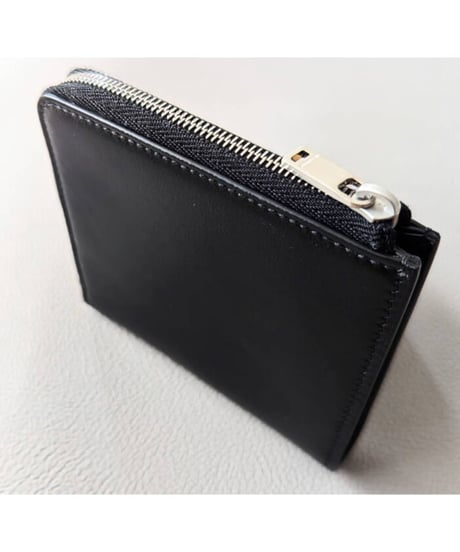 【送料込/新品/正規品】JIL SANDER ジル サンダーL字ファスナーミニウォレット コンパクト財布 薄型 2つ折り カードケース