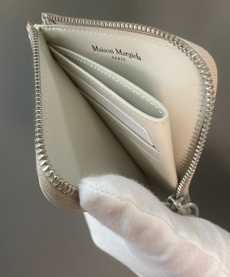 マルジェラホワイト系　ミニ財布 マルジェラホワイト系 ミニ財布 MAISON MARGIELA | CRINKLE