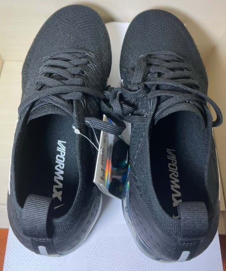 【送料込/最安値】新品NIKE VAPORMAX FLYKNIT 2 Black White