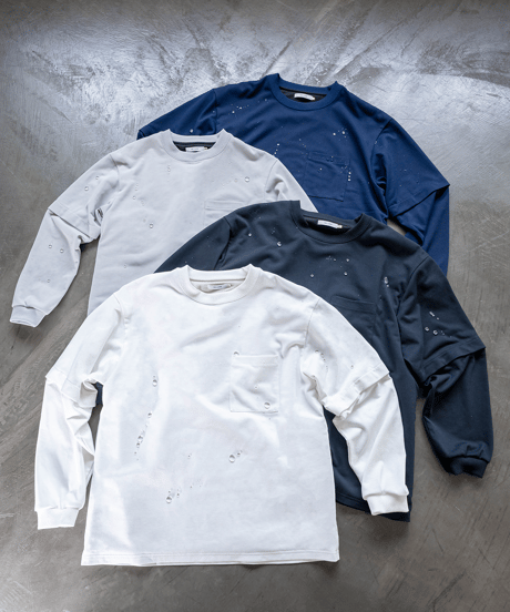 【完売間近／シリーズ累計2,500万円超】究極の２WAY手ぶら超撥水Tシャツ／THE PERFECT 2WAY TEE+