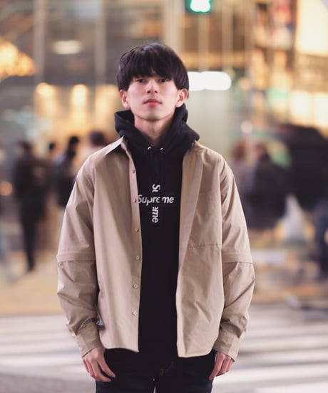 【㊗️完売御礼】再入荷なし THE WISDOM 4WAY SHIRT BEIGE