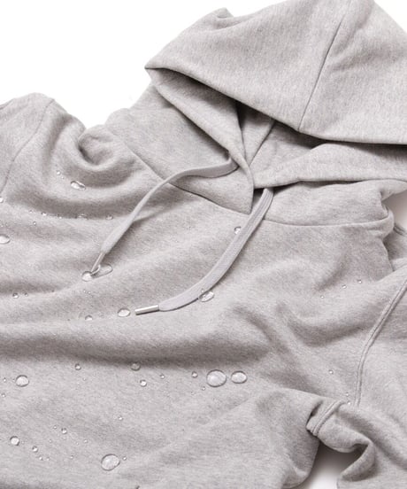【超撥水】Pullover Side Zip Hooded Sweatshirt T/GRY　19S-103